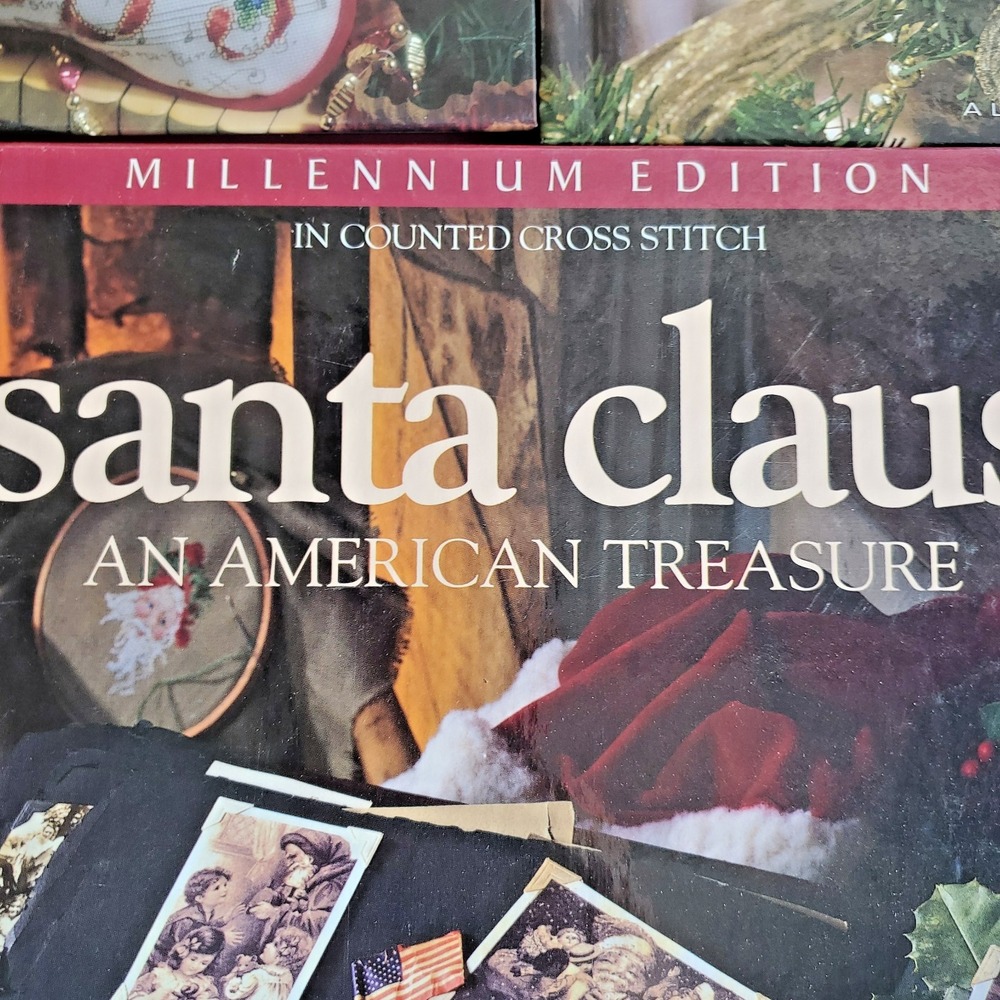 Leisure Arts Presents  Lot of 8 Christmas cross stitch Holiday Reverie VTG Mint - Picture 3 of 16